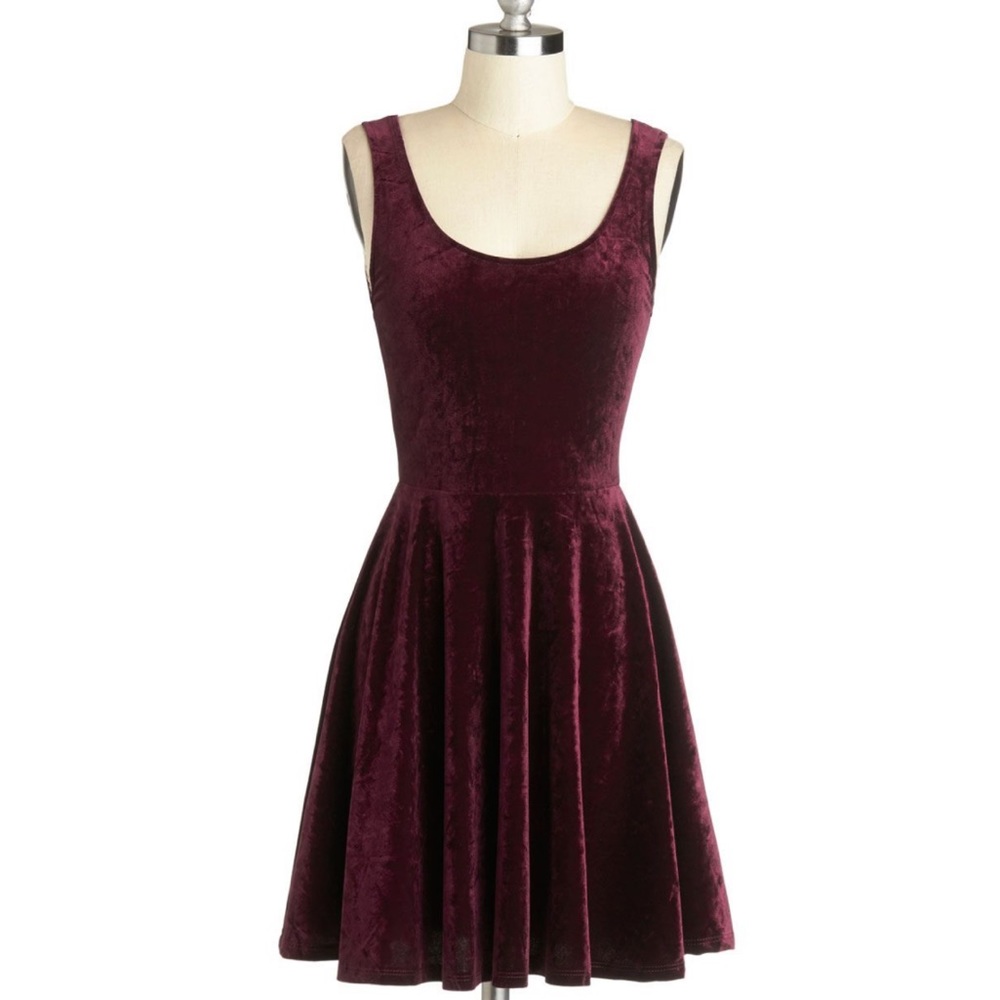 ModCloth Velvet If You Please Dress by Lush